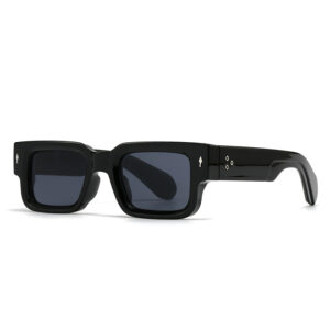 Black And Bold Rectangle Frame Sunglasses – Ultimate Statement Eyewear
